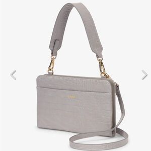 Elegant Gray Crossbody Bag